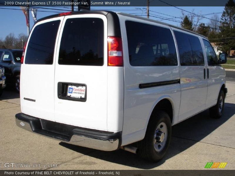 Summit White / Neutral 2009 Chevrolet Express LT 3500 Passenger Van
