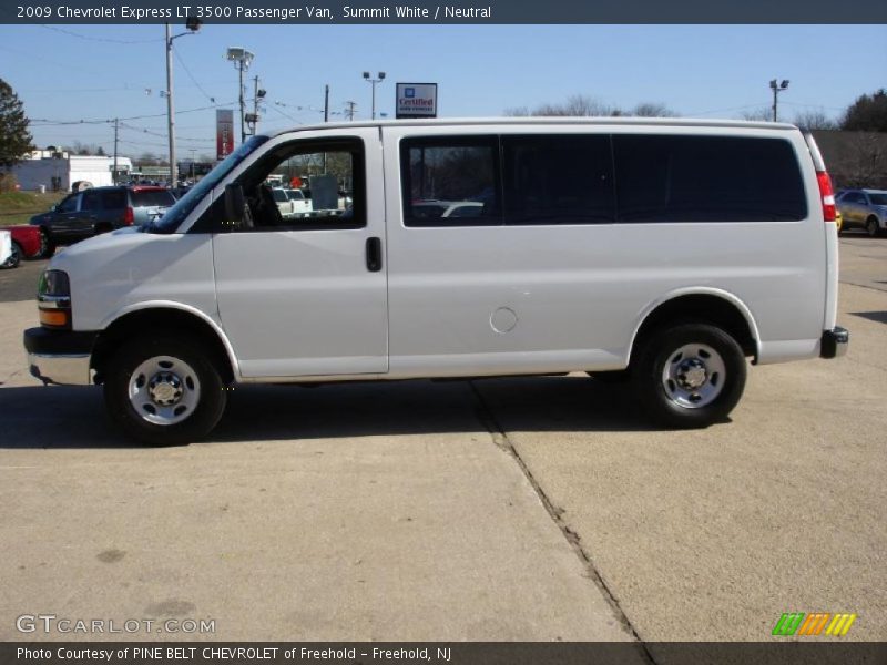 Summit White / Neutral 2009 Chevrolet Express LT 3500 Passenger Van