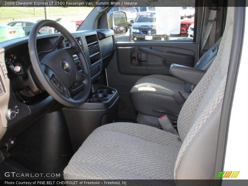 Summit White / Neutral 2009 Chevrolet Express LT 3500 Passenger Van
