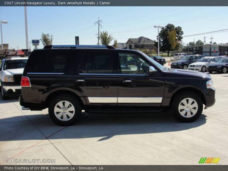 Dark Amethyst Metallic / Camel 2007 Lincoln Navigator Luxury