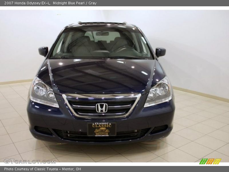 Midnight Blue Pearl / Gray 2007 Honda Odyssey EX-L