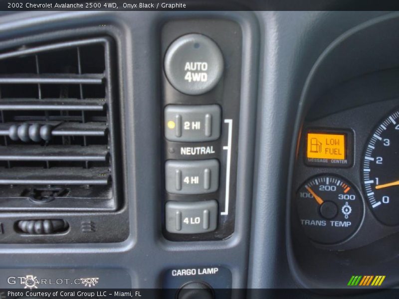 Onyx Black / Graphite 2002 Chevrolet Avalanche 2500 4WD
