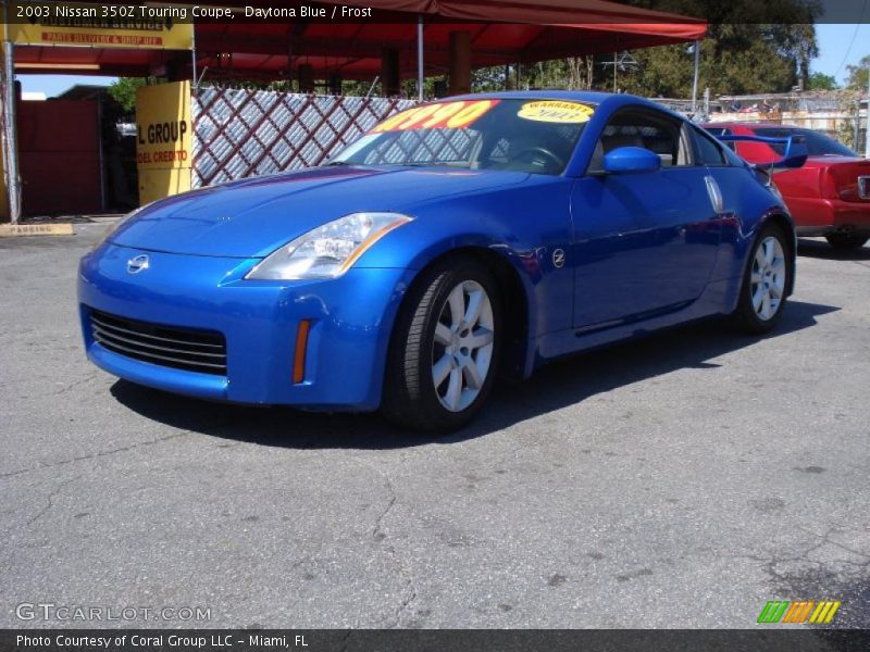 Daytona Blue / Frost 2003 Nissan 350Z Touring Coupe