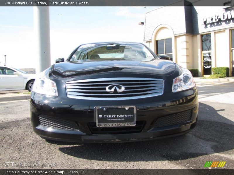 Black Obsidian / Wheat 2009 Infiniti G 37 Sedan