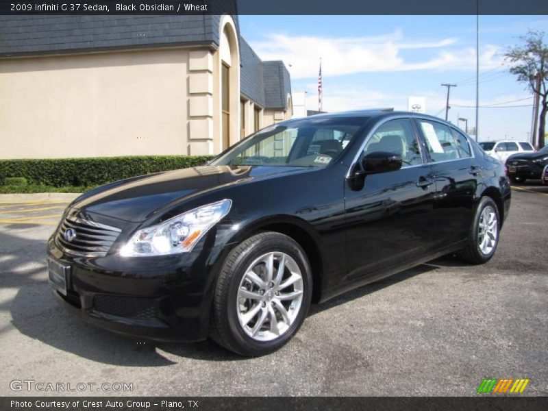 Black Obsidian / Wheat 2009 Infiniti G 37 Sedan