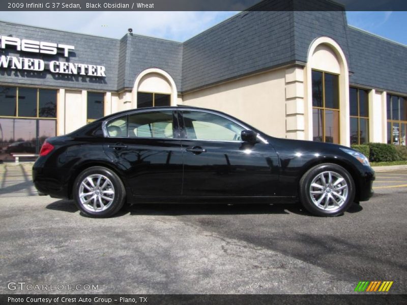 Black Obsidian / Wheat 2009 Infiniti G 37 Sedan