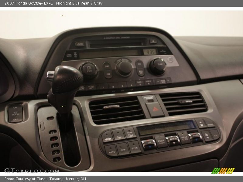 Midnight Blue Pearl / Gray 2007 Honda Odyssey EX-L