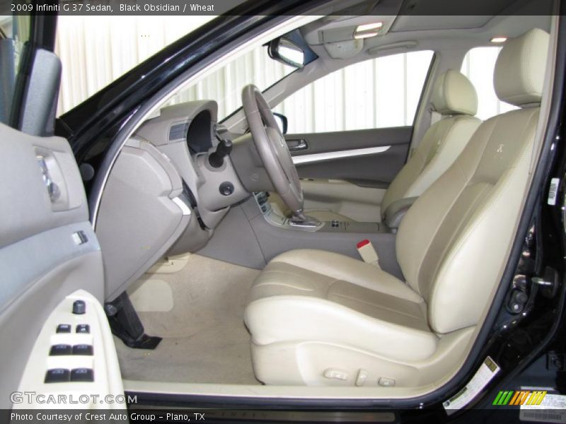 Black Obsidian / Wheat 2009 Infiniti G 37 Sedan