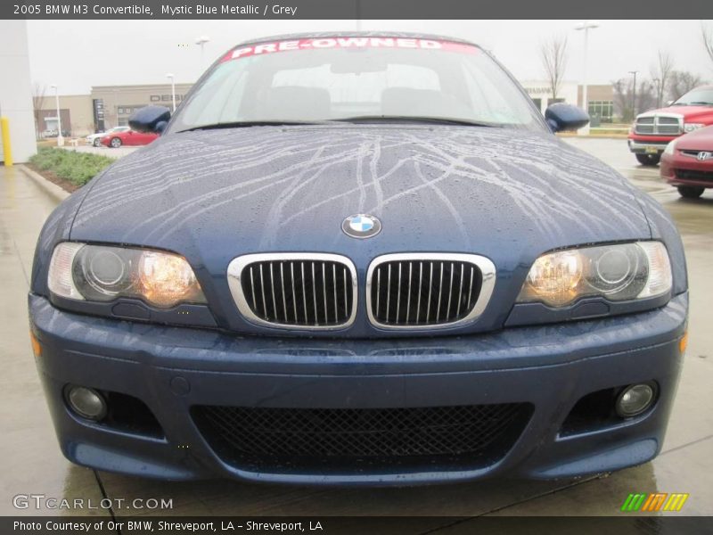 Mystic Blue Metallic / Grey 2005 BMW M3 Convertible