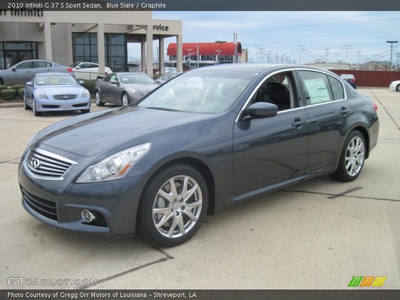 Blue Slate / Graphite 2010 Infiniti G 37 S Sport Sedan