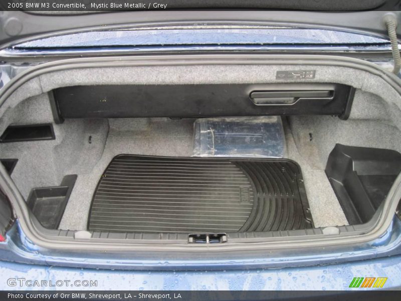 Mystic Blue Metallic / Grey 2005 BMW M3 Convertible