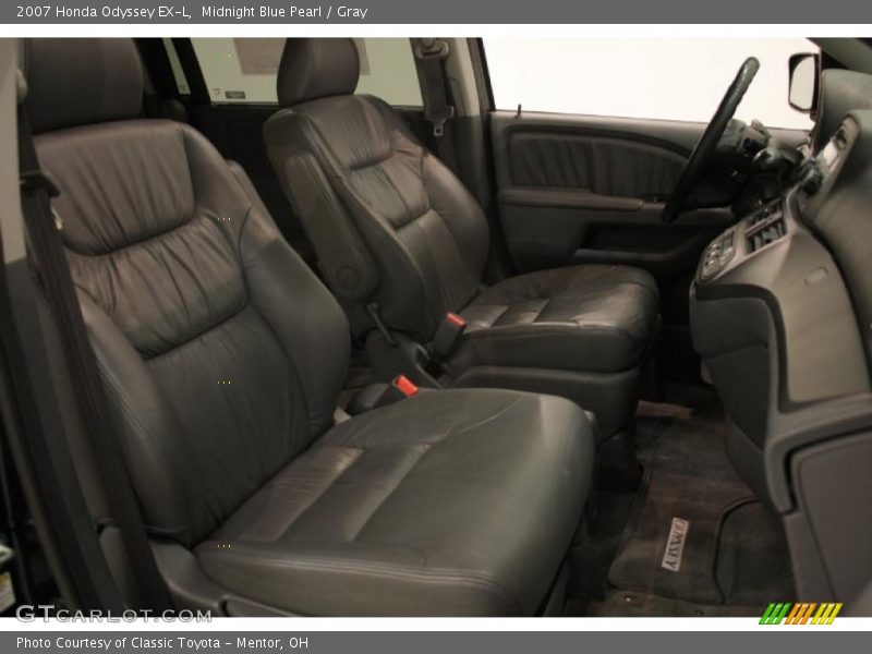 Midnight Blue Pearl / Gray 2007 Honda Odyssey EX-L