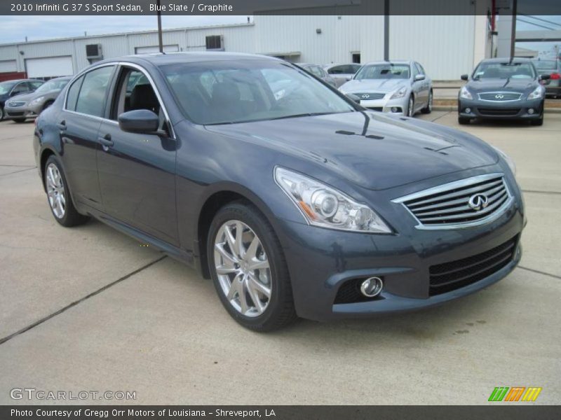 Blue Slate / Graphite 2010 Infiniti G 37 S Sport Sedan