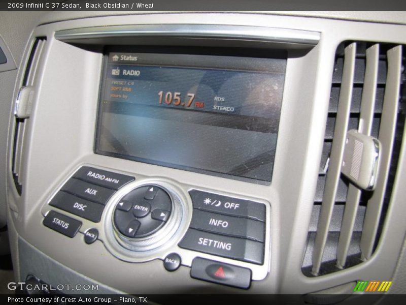Black Obsidian / Wheat 2009 Infiniti G 37 Sedan