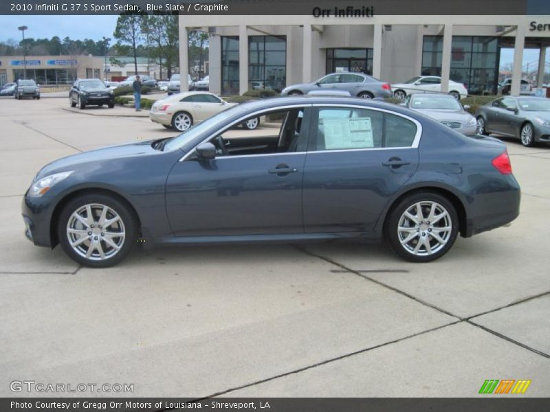 Blue Slate / Graphite 2010 Infiniti G 37 S Sport Sedan