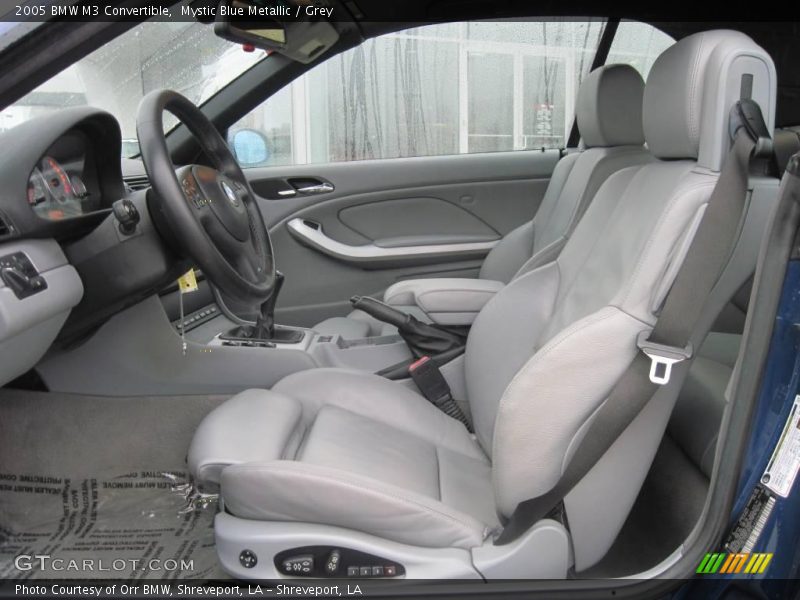 Mystic Blue Metallic / Grey 2005 BMW M3 Convertible