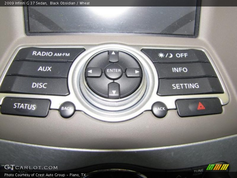 Black Obsidian / Wheat 2009 Infiniti G 37 Sedan