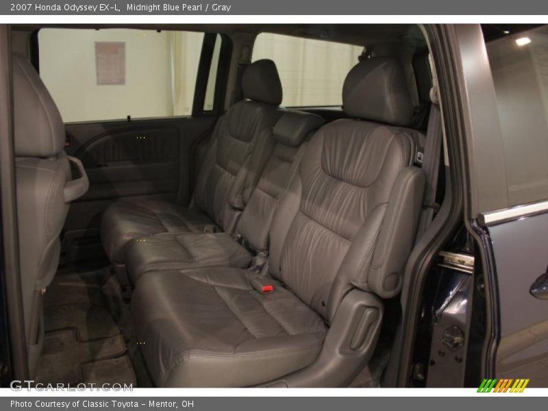 Midnight Blue Pearl / Gray 2007 Honda Odyssey EX-L