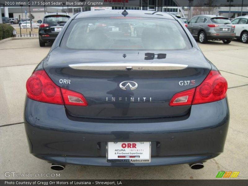 Blue Slate / Graphite 2010 Infiniti G 37 S Sport Sedan