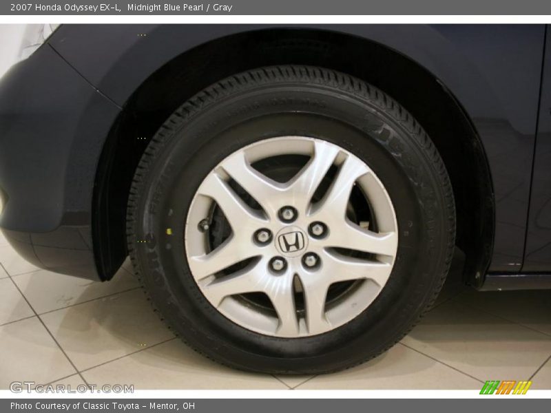 Midnight Blue Pearl / Gray 2007 Honda Odyssey EX-L