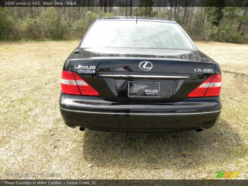 Black Onyx / Black 2006 Lexus LS 430