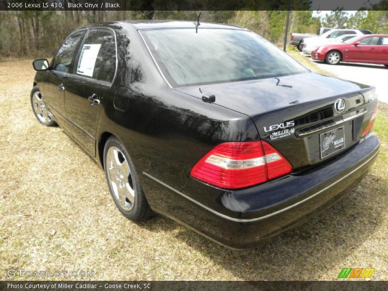 Black Onyx / Black 2006 Lexus LS 430