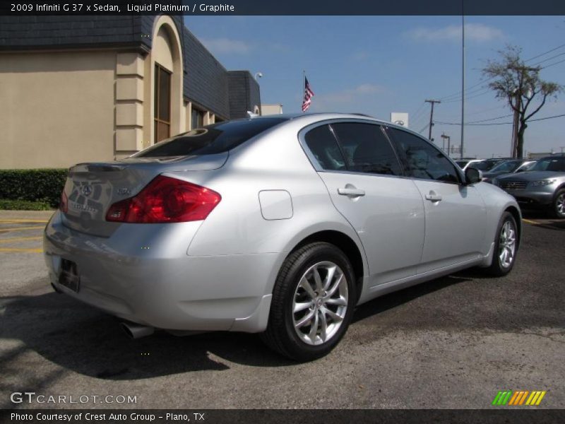 Liquid Platinum / Graphite 2009 Infiniti G 37 x Sedan