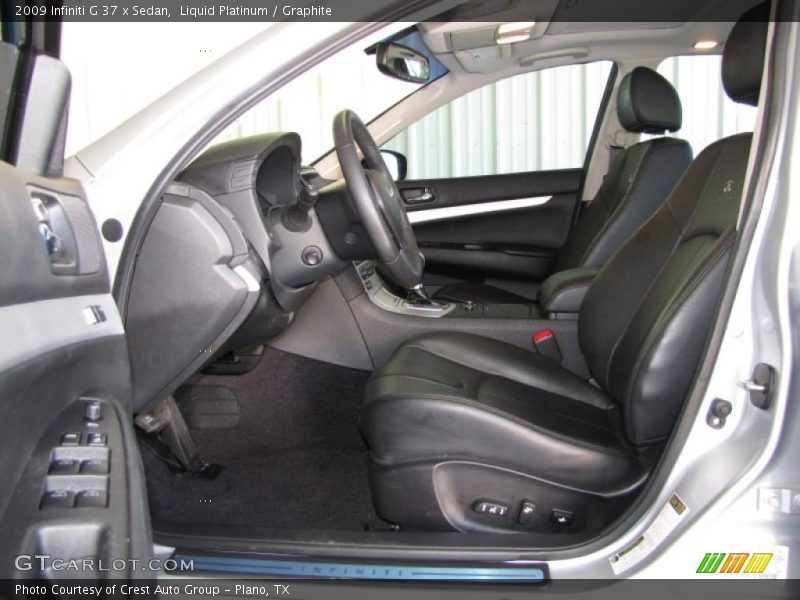 Liquid Platinum / Graphite 2009 Infiniti G 37 x Sedan