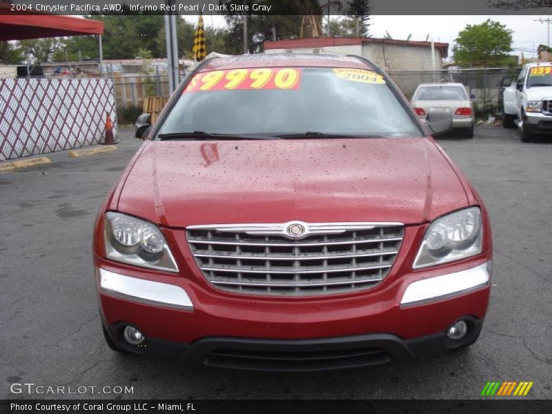 Inferno Red Pearl / Dark Slate Gray 2004 Chrysler Pacifica AWD