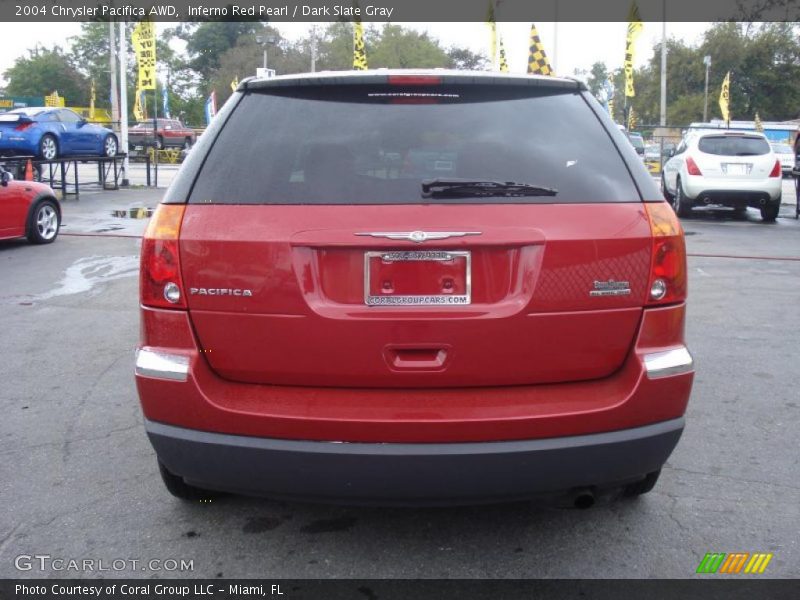 Inferno Red Pearl / Dark Slate Gray 2004 Chrysler Pacifica AWD