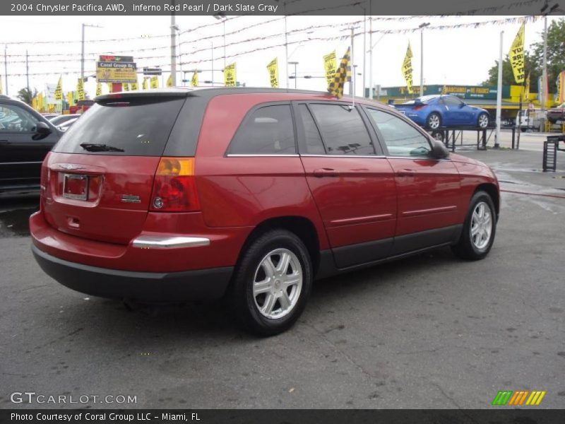 Inferno Red Pearl / Dark Slate Gray 2004 Chrysler Pacifica AWD