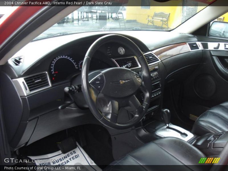 Inferno Red Pearl / Dark Slate Gray 2004 Chrysler Pacifica AWD