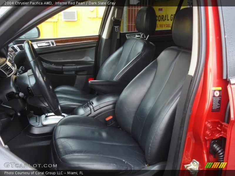 Inferno Red Pearl / Dark Slate Gray 2004 Chrysler Pacifica AWD