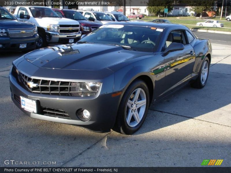 Cyber Gray Metallic / Black 2010 Chevrolet Camaro LT Coupe