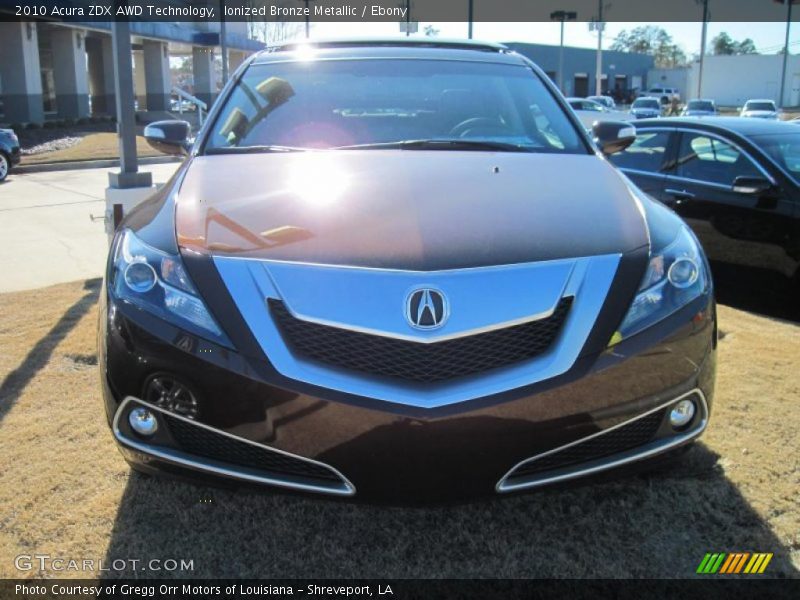 Ionized Bronze Metallic / Ebony 2010 Acura ZDX AWD Technology