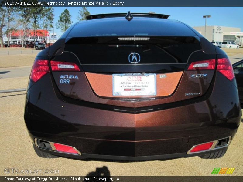 Ionized Bronze Metallic / Ebony 2010 Acura ZDX AWD Technology
