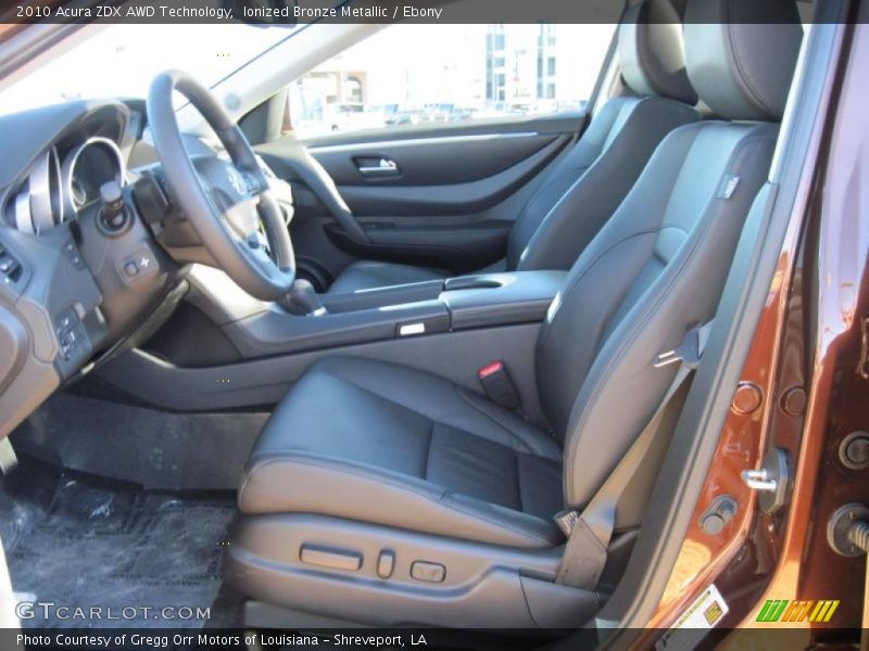 Ionized Bronze Metallic / Ebony 2010 Acura ZDX AWD Technology