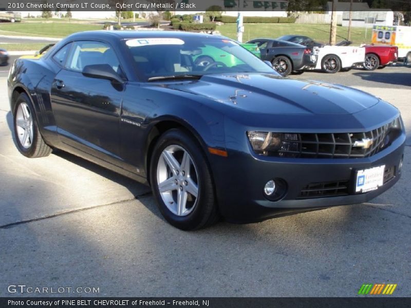 Cyber Gray Metallic / Black 2010 Chevrolet Camaro LT Coupe