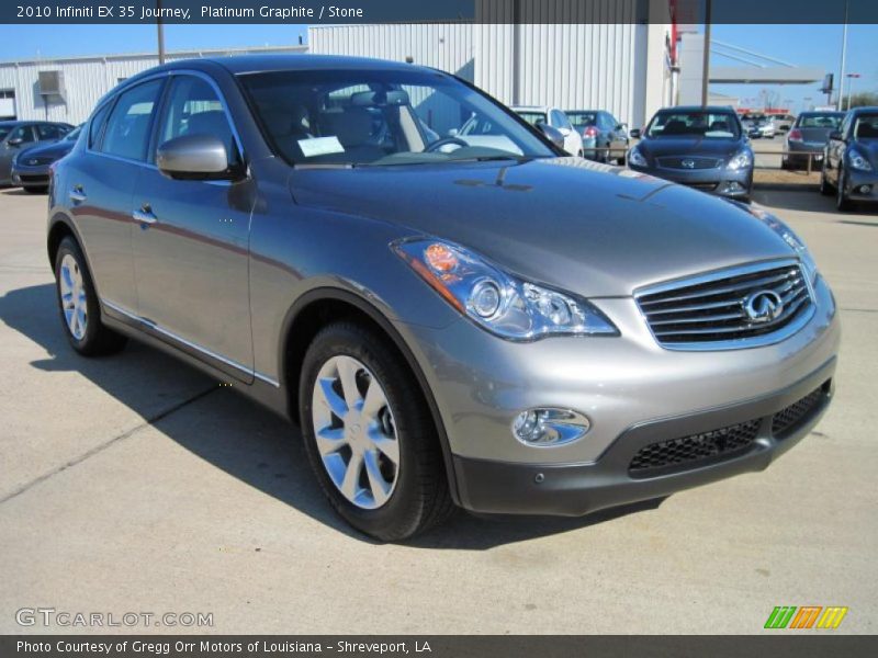 Platinum Graphite / Stone 2010 Infiniti EX 35 Journey