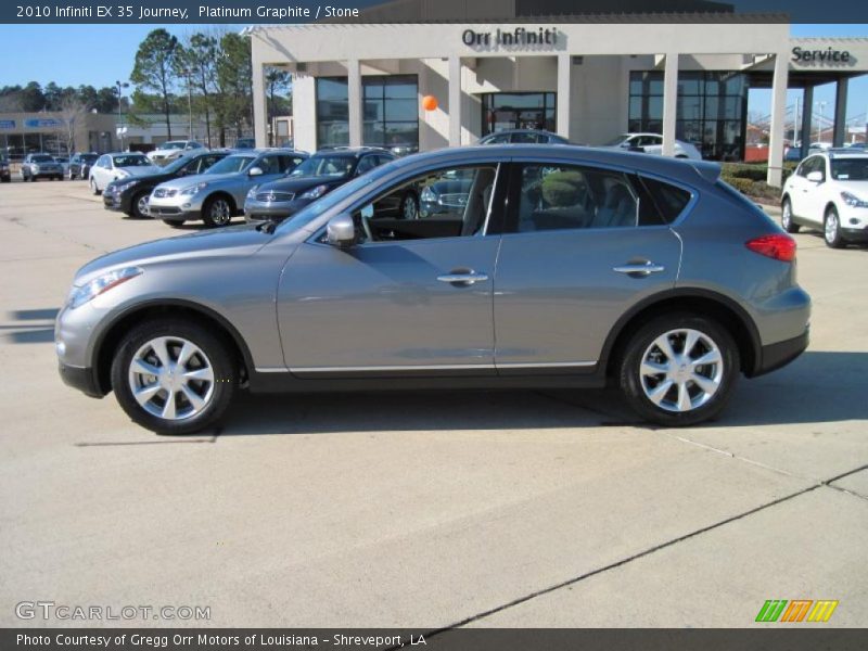 Platinum Graphite / Stone 2010 Infiniti EX 35 Journey