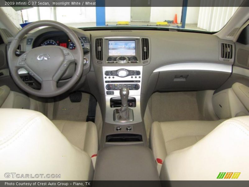 Moonlight White / Wheat 2009 Infiniti G 37 Sedan