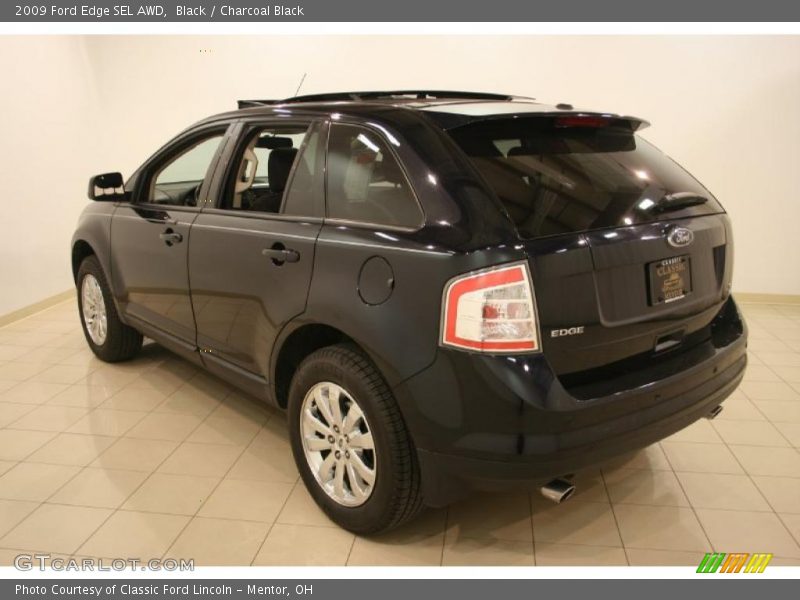 Black / Charcoal Black 2009 Ford Edge SEL AWD