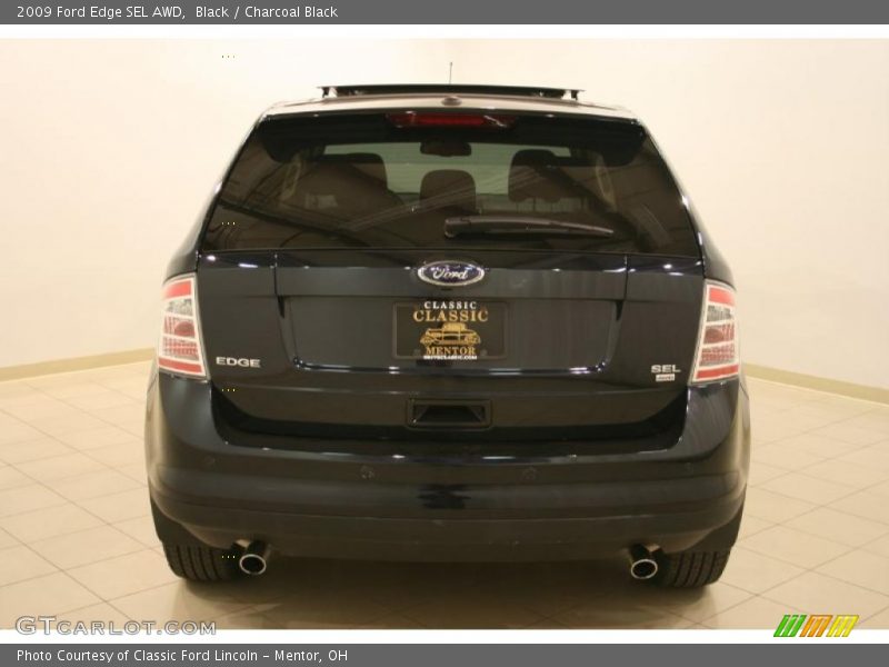 Black / Charcoal Black 2009 Ford Edge SEL AWD