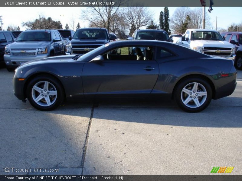 Cyber Gray Metallic / Black 2010 Chevrolet Camaro LT Coupe