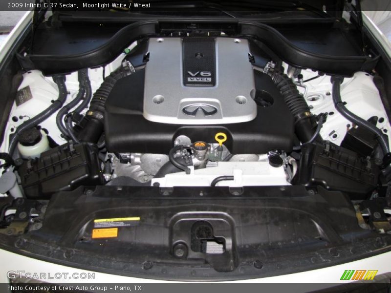 Moonlight White / Wheat 2009 Infiniti G 37 Sedan