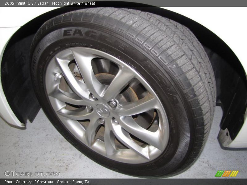 Moonlight White / Wheat 2009 Infiniti G 37 Sedan