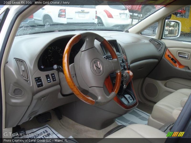 White Gold Crystal / Ivory 2002 Lexus RX 300