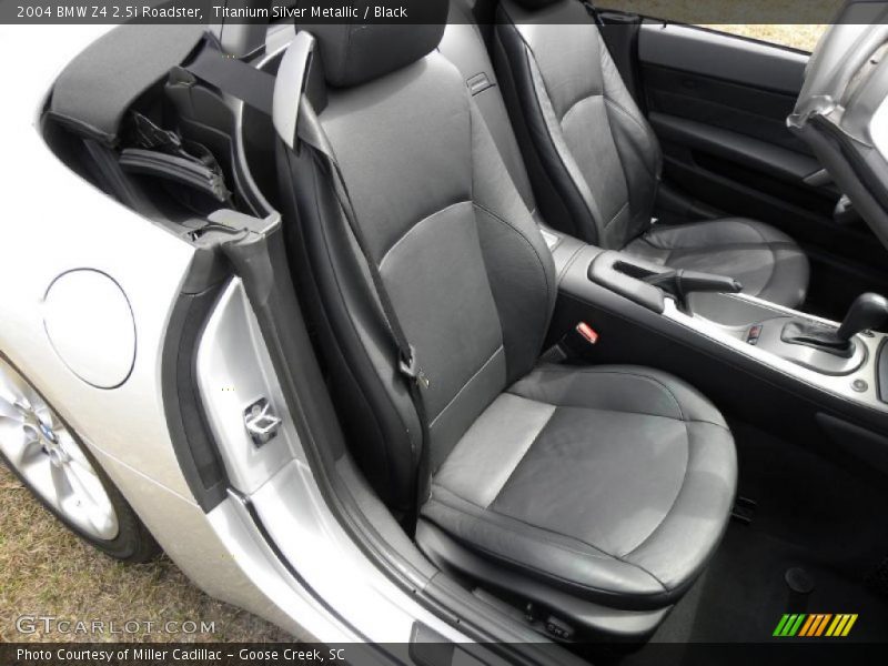 Titanium Silver Metallic / Black 2004 BMW Z4 2.5i Roadster