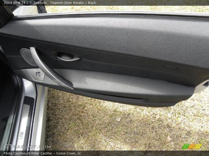 Titanium Silver Metallic / Black 2004 BMW Z4 2.5i Roadster