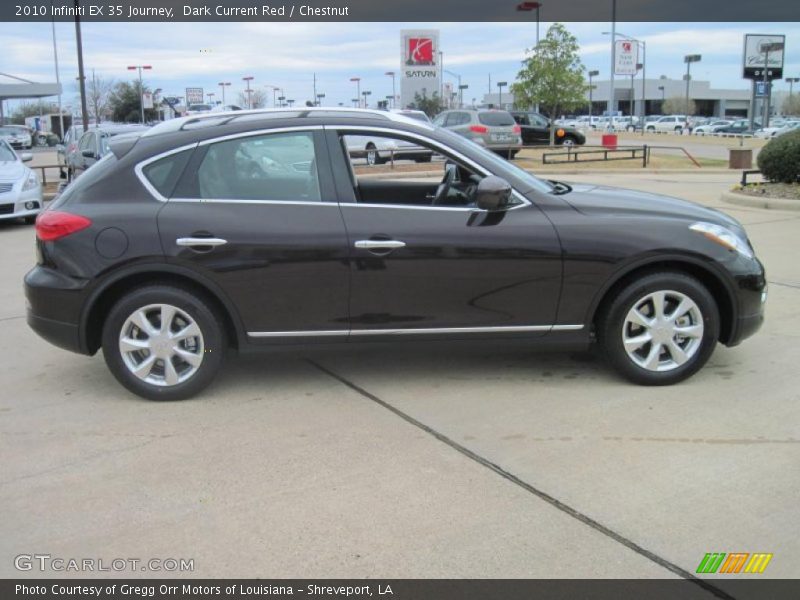 Dark Current Red / Chestnut 2010 Infiniti EX 35 Journey